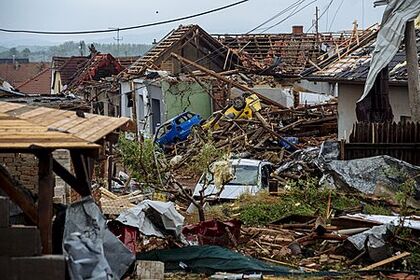 Podpora oblastí postižených tornádem